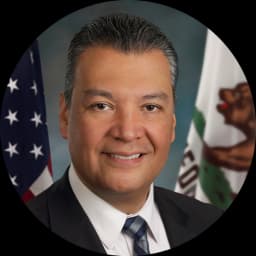 Senator Alex Padilla, Democratic from California