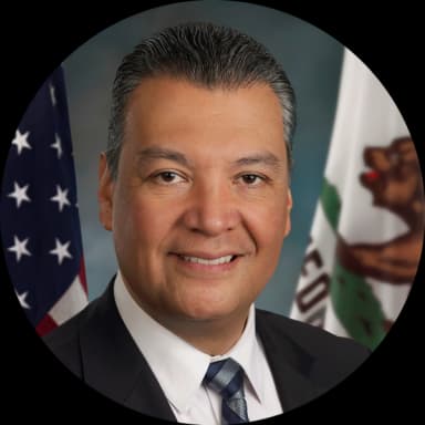 Senator Alex Padilla, Democratic from California