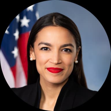 Representative Alexandria Ocasio-Cortez, Democratic from New York