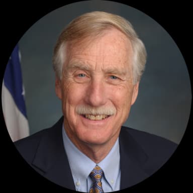 Senator Angus King, Independent from Maine