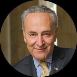 Senator Chuck Schumer, Democratic from New York