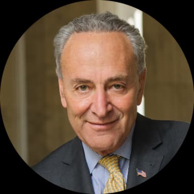 Senator Chuck Schumer, Democratic from New York