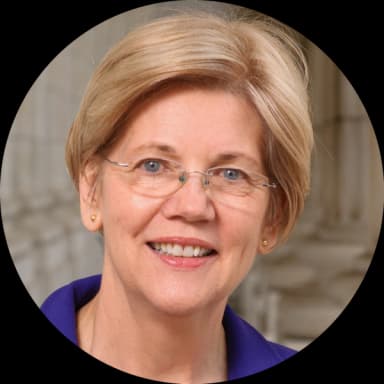 Senator Elizabeth Warren, Democratic from Massachusetts