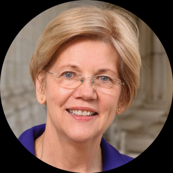 Senator Elizabeth Warren, Democratic from Massachusetts