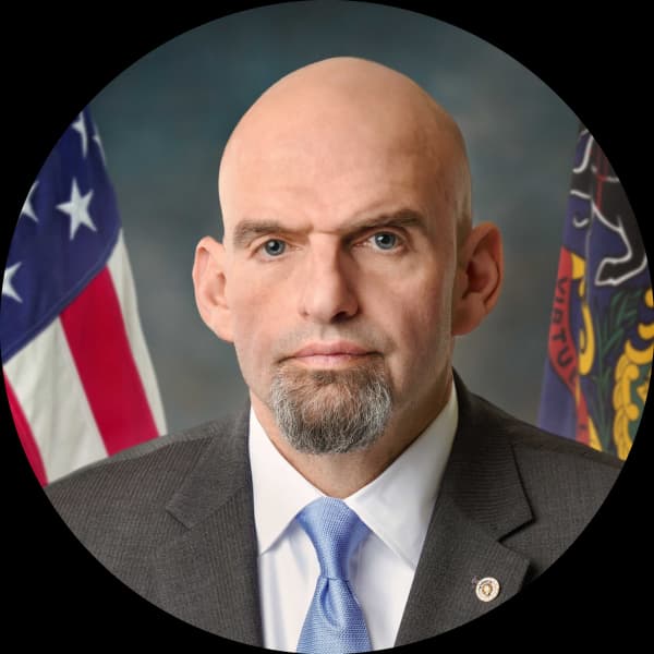 Senator John Fetterman, Democratic from Pennsylvania