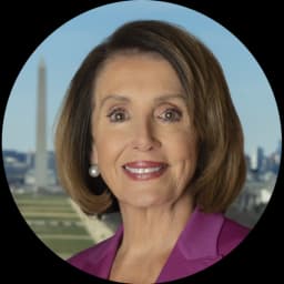 Representative Nancy Pelosi, Democratic from California