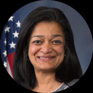 Representative Pramila Jayapal, Democratic from Washington