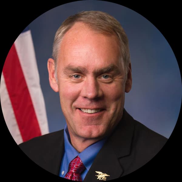 Representative Ryan Zinke, Republican from Montana