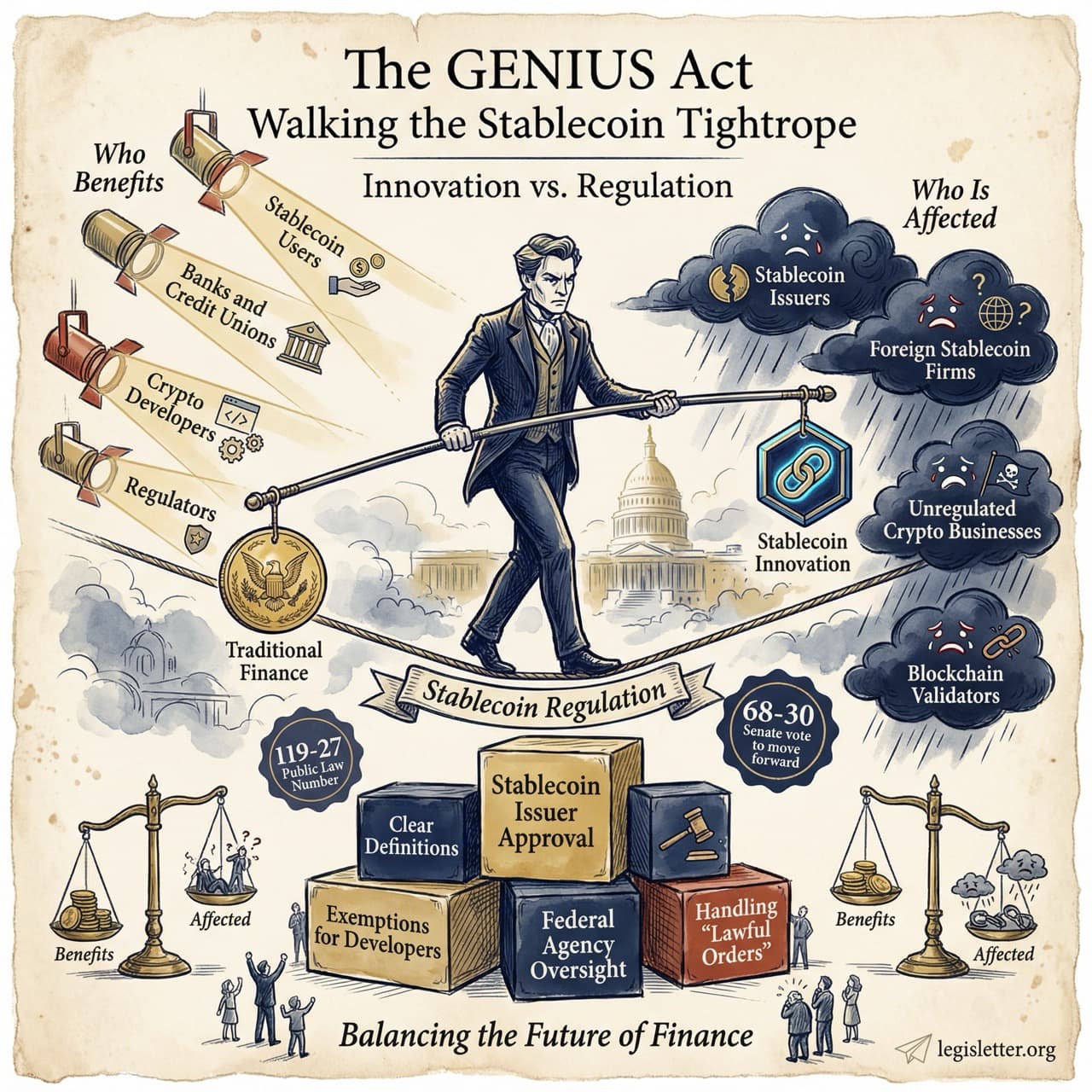 Infographic for GENIUS Act