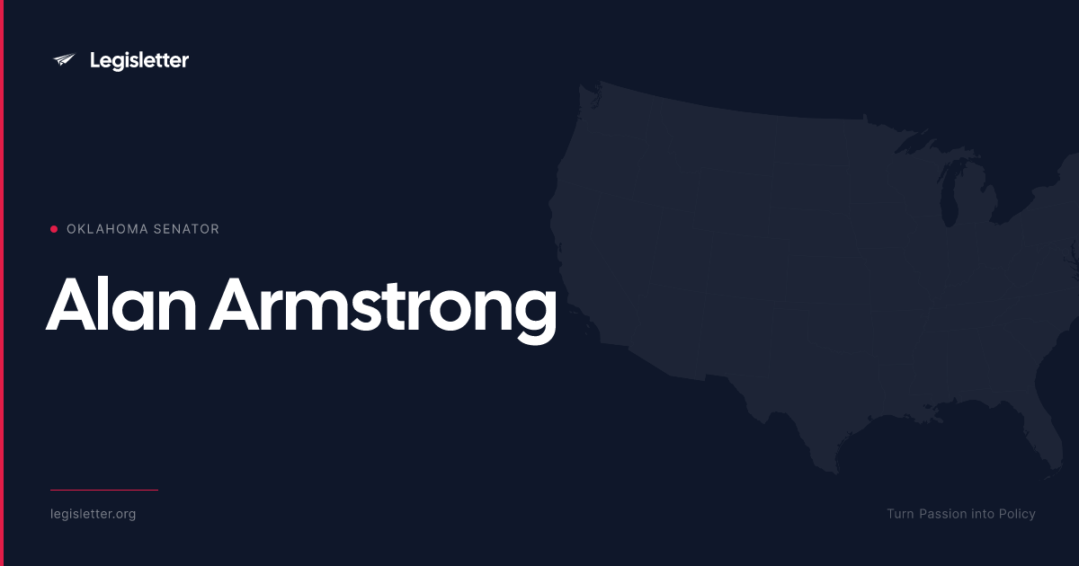 Oklahoma Senator Alan Armstrong — State Demographics & 2026 Senate Race