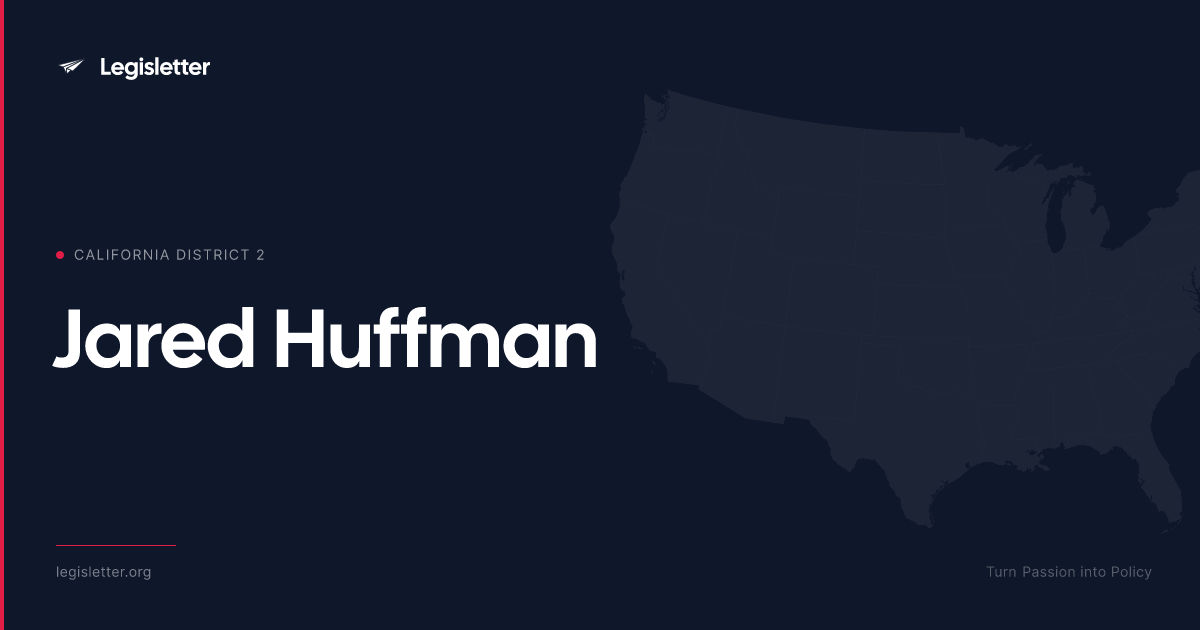 California District 2 — Rep. Jared Huffman Demographics & Map