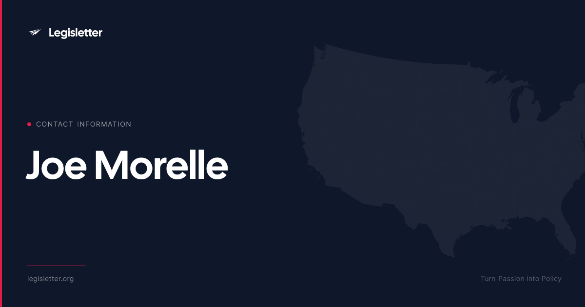 Contact Rep. Joe Morelle — Phone, Office & Staff