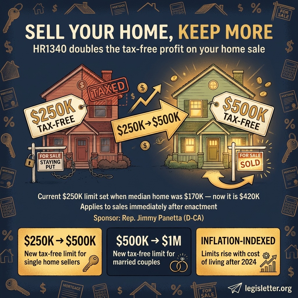 HR1340 Visual Summary - More Homes on the Market Act